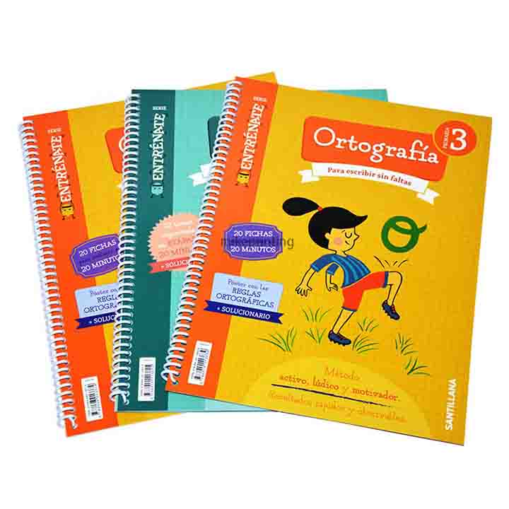 Spiral Binding Children Learning Textbook